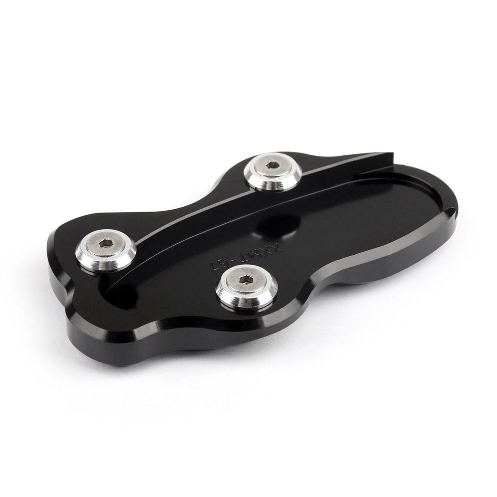 Side Kickstand Support Plate Foot Pad for Kawasaki VN900 (2006–2023) Black