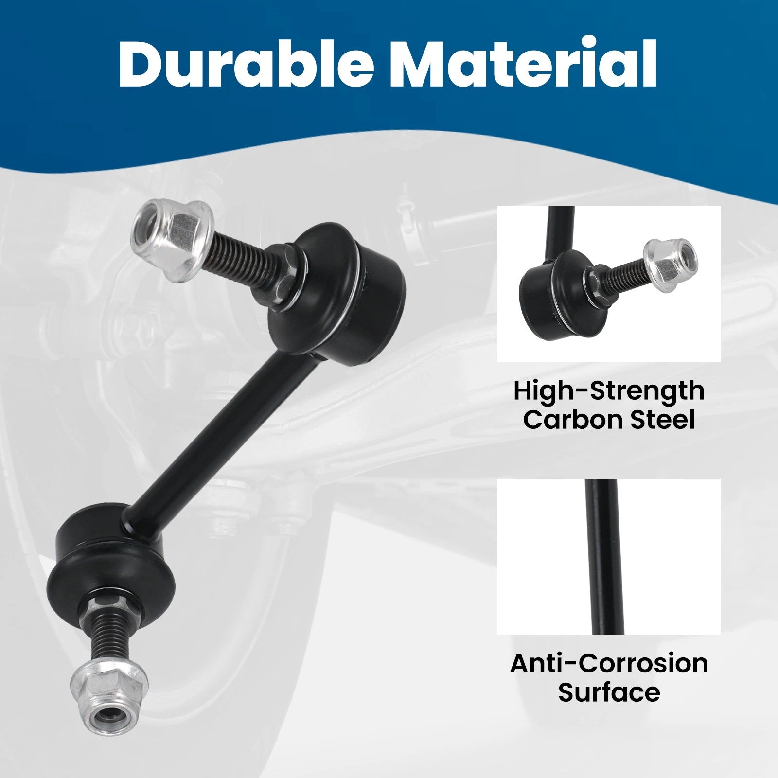 2X Front Suspension Sway Bars for Jeep Grand Cherokee (2011–2015)