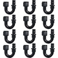 8AN 180° Push-On Lock Hose Fitting Adapter for Oil Fuel Water Air (2019–2021)