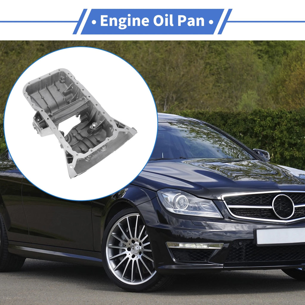 Engine Oil Pan for Mercedes-Benz C230 (2003–2007) A2720143102 Aluminum Alloy
