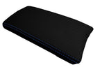 Console Armrest Cover for Toyota Prius (2010–2015) Carbon Fiber Blue Stitch