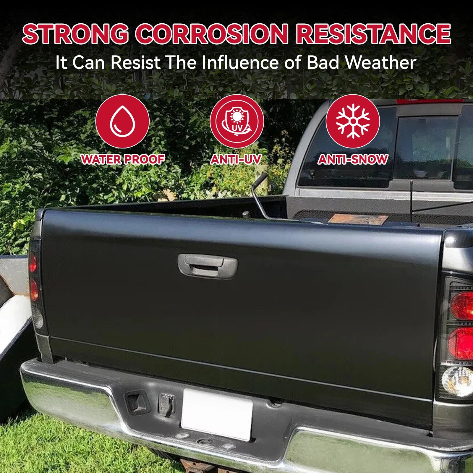 Steel Rear Tailgate for Dodge RAM 1500 2500 3500 (2002–2009)