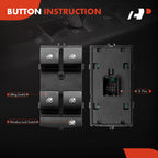 Power Window Switch for Chevy Cruze, Buick Encore (2016â2019)