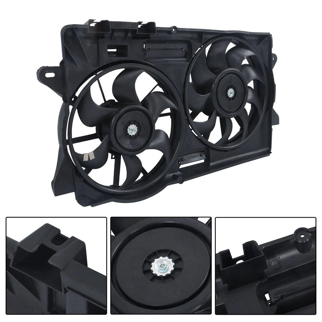 Dual Radiator Cooling Fan with Shroud for Ford Mustang (2015–2022)