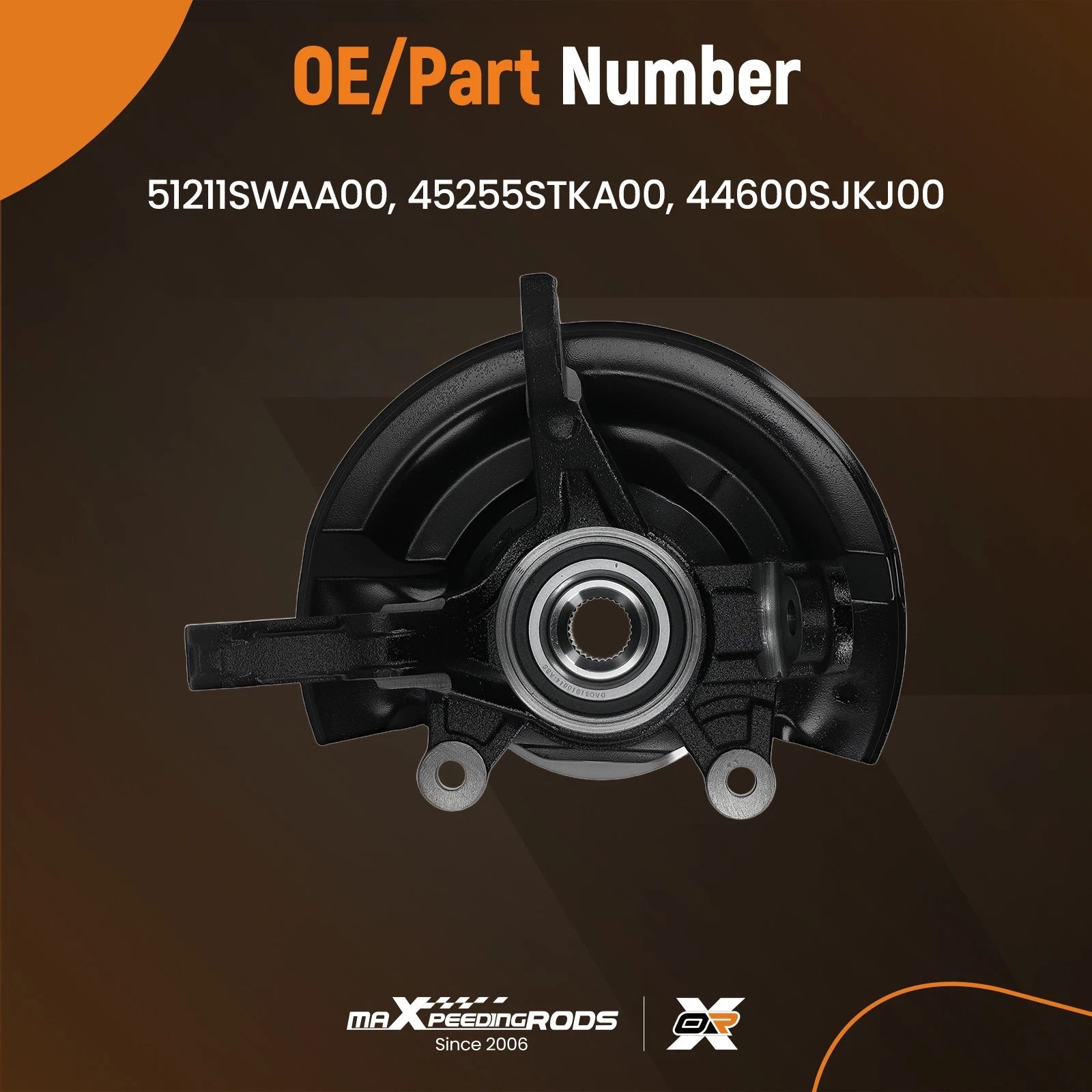 Right Side Steering Knuckle for Honda CR-V (2007–2009) 5-Lug