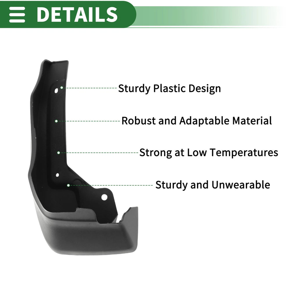 Mud Flaps Splash Guards Set of 4 for Honda Elysion (2016–2019)