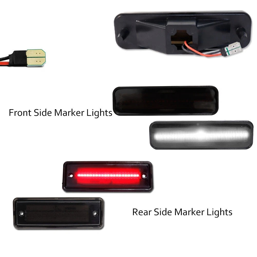 Set of 2 LED Side Marker Lights for El Camino & Caballero (1978–1987)