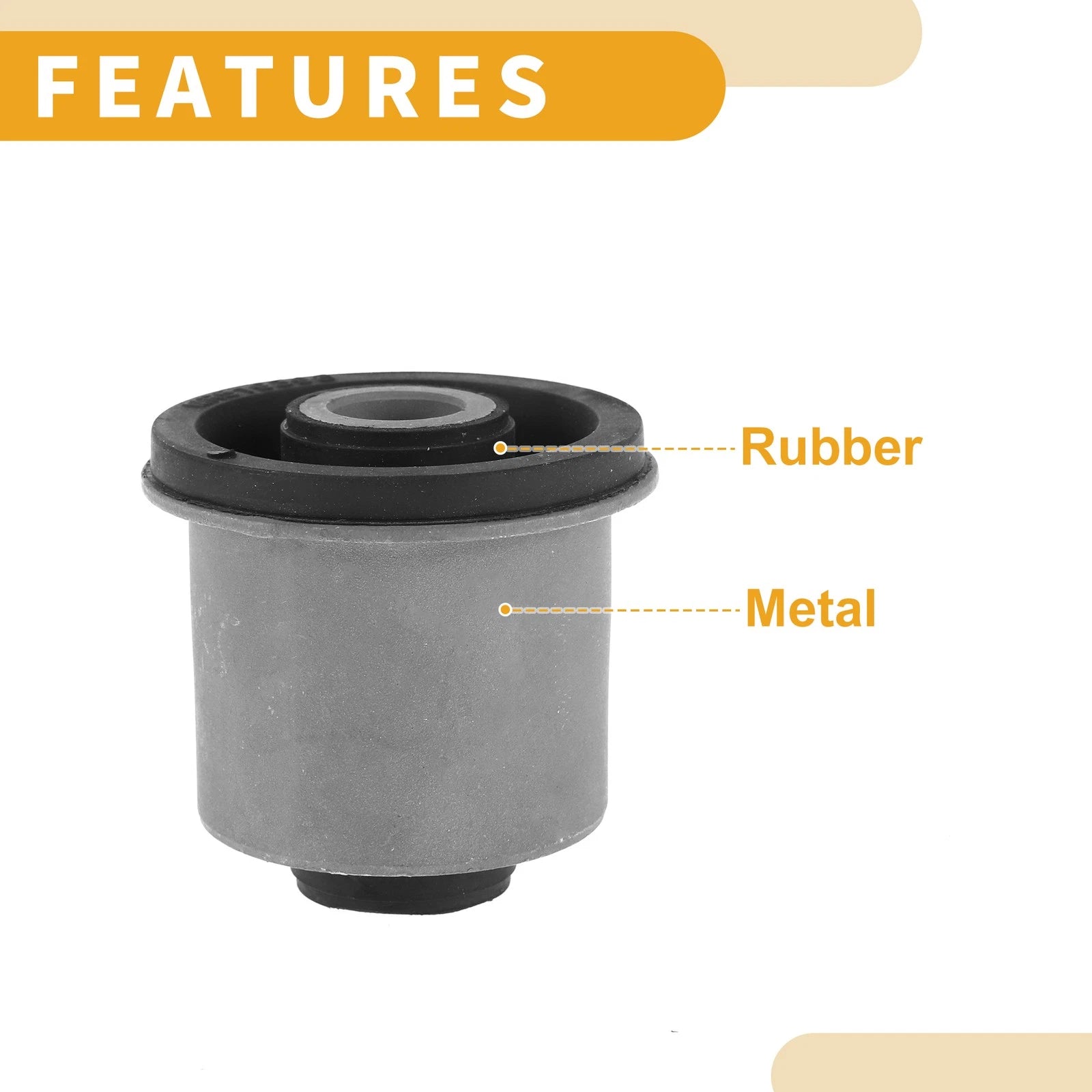 Front Upper Control Arm Suspension Bushing for Mitsubishi Montero (2001–2006)