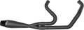2in1 TC Softail Shorty Black Exhaust for Harley Softail (2003–2017)