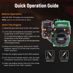 Gasoline Engine Motor for Horizontal Compressor (212cc, 4-Stroke)