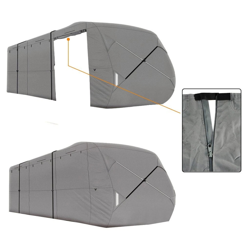 Travel Trailer RV Cover for Camper (2018–2020) Waterproof Anti-UV Non-Woven