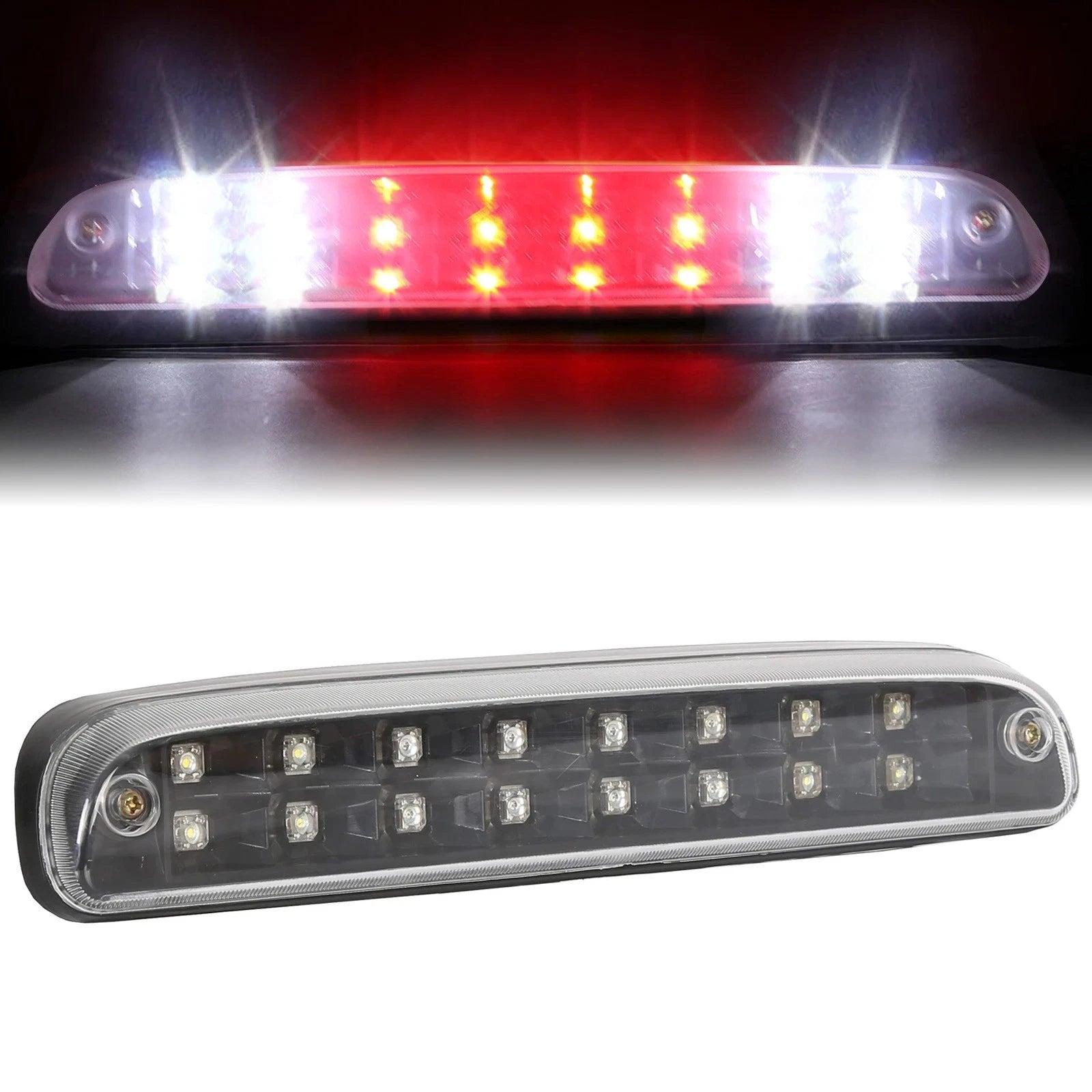 Chrome LED 3rd Brake Light for Ford F250 F350 Super Duty (1999–2016)