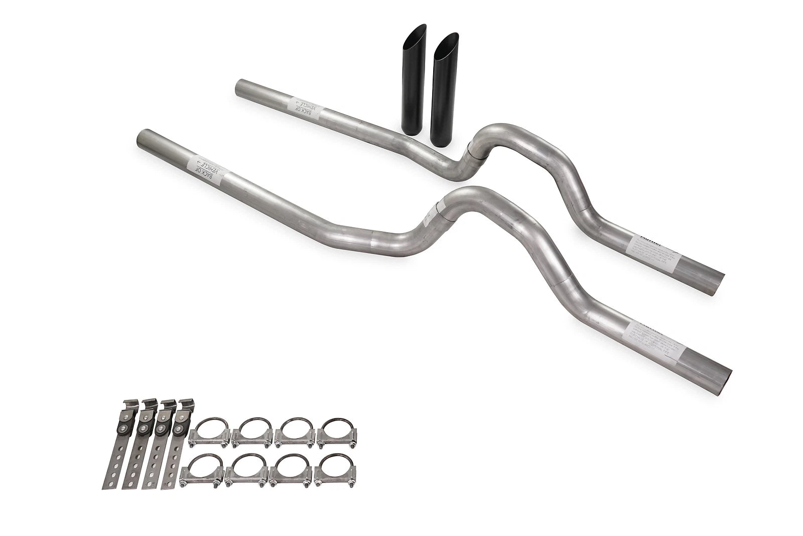 Dual Exhaust Kit 2.5" No Muffler Rear Exit for Ford F-Series (1967–1972)