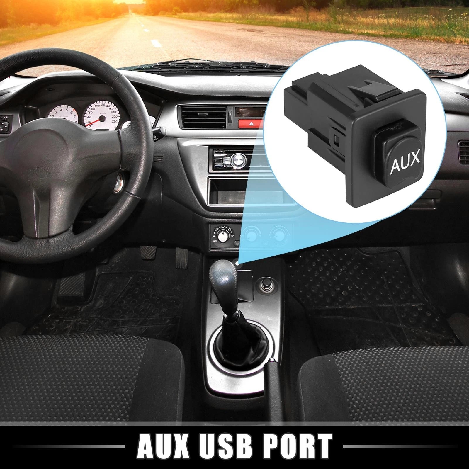 Car Auxiliary Plug Port Socket for Honda Pilot Accord Crosstour (2009–2015)