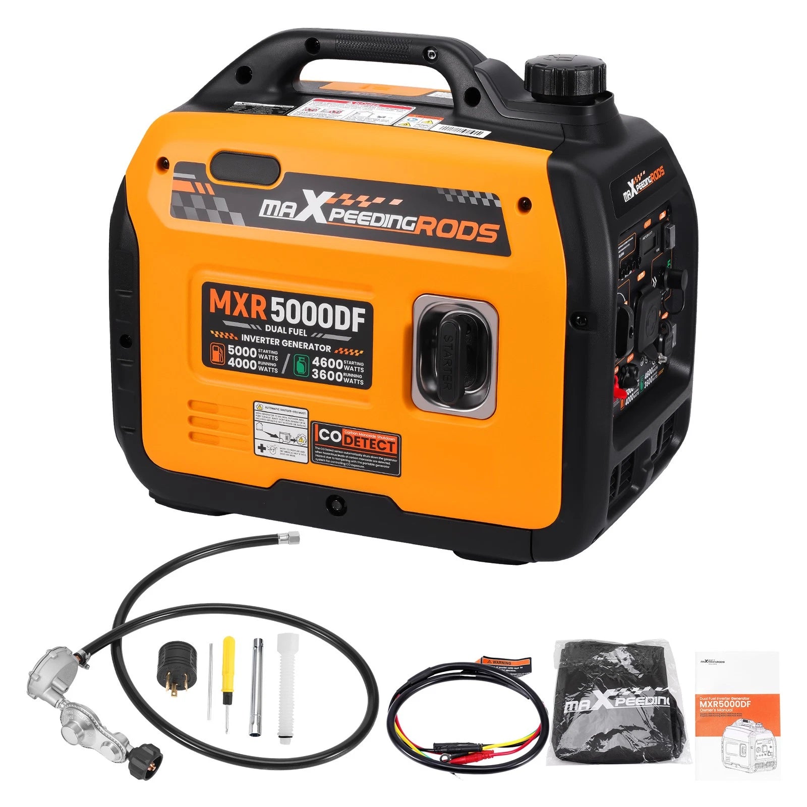 5000W Dual Fuel Inverter Generator for Garden Gatherings