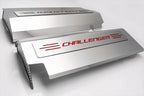 Fuel Rail Covers with Bright Red Vinyl for Dodge Challenger SRT8 (2008–2011)