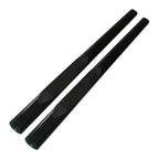 Black 4in Steel Oval Straight w/2 Pads Step Nerf Bar for 09-19 Ram Standard Cab