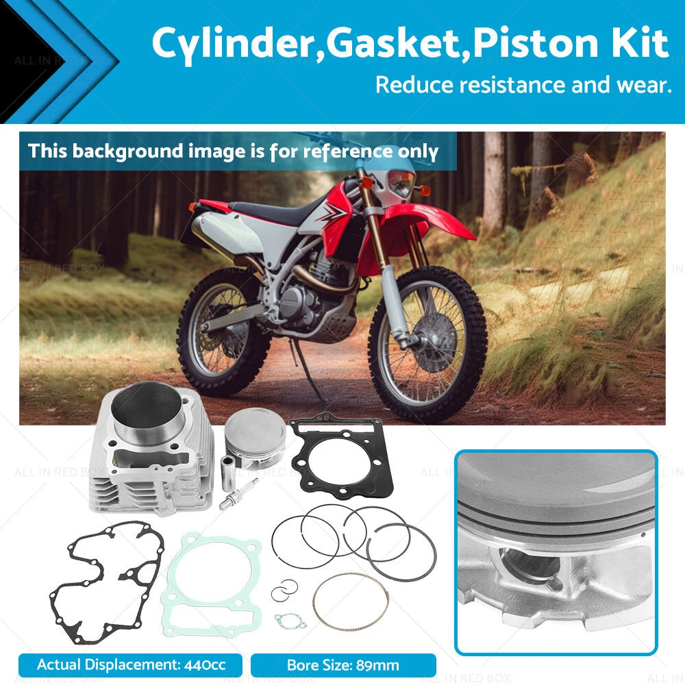 Piston Kit with Cylinder Gasket for Honda XR 400 R TRX 400 EX (1996–2014)