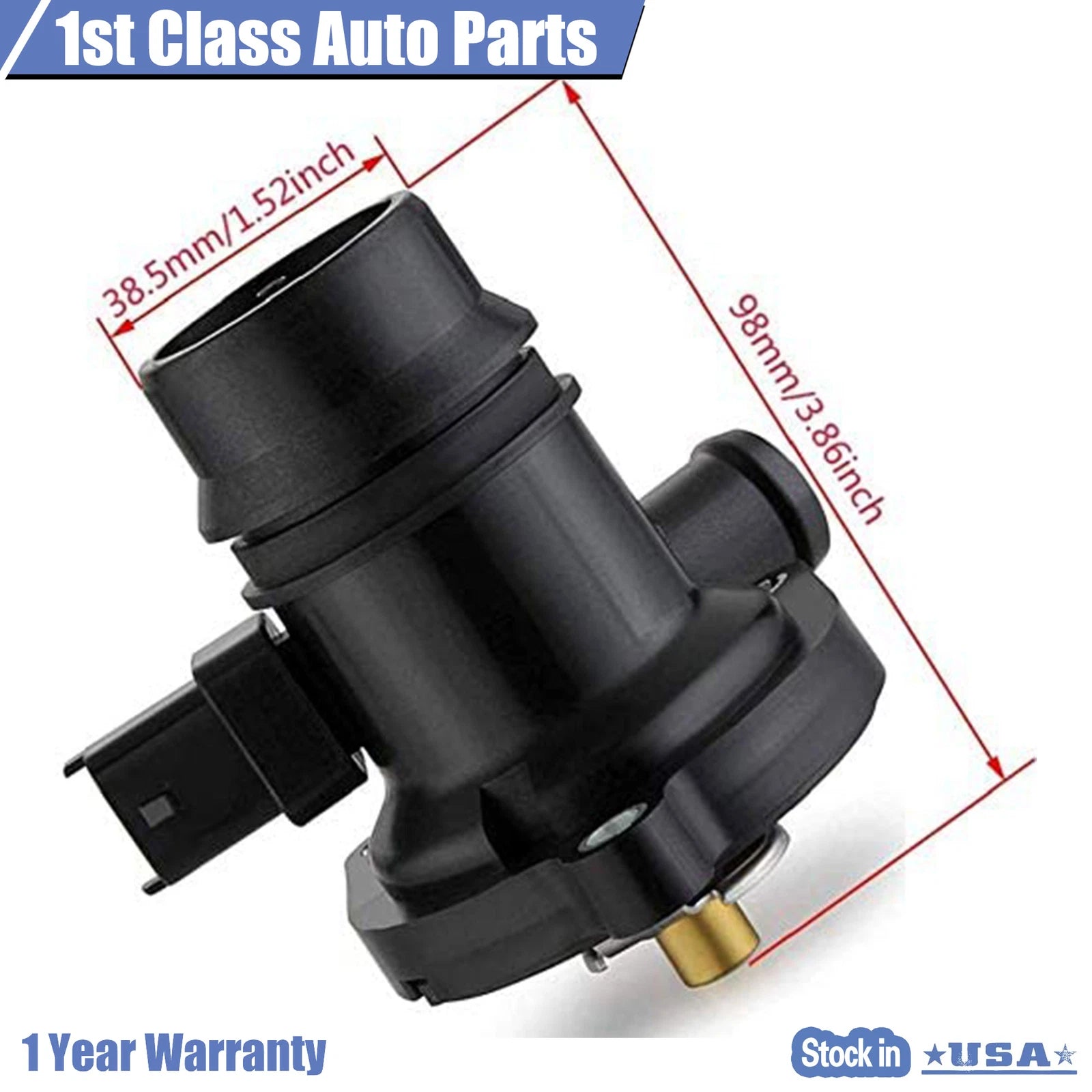 Engine Coolant Thermostat with Water Inlet for Chevrolet Sonic, Cruze, Encore (2011–2019)