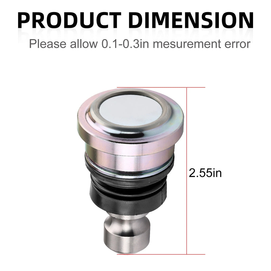 Set of 4 Upper Lower Front Ball Joints for Polaris RZR XP 1000 / Turbo / S / 4 / RS1