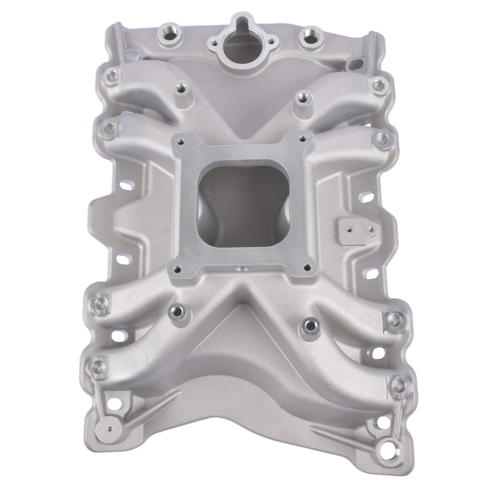 Satin LowRise Intake Manifold for Oldsmobile 400 425 (1964-1976)