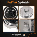 Anti-Theft Cap with Chain for Peterbilt 378 379 384 385 386 (1987–2016)