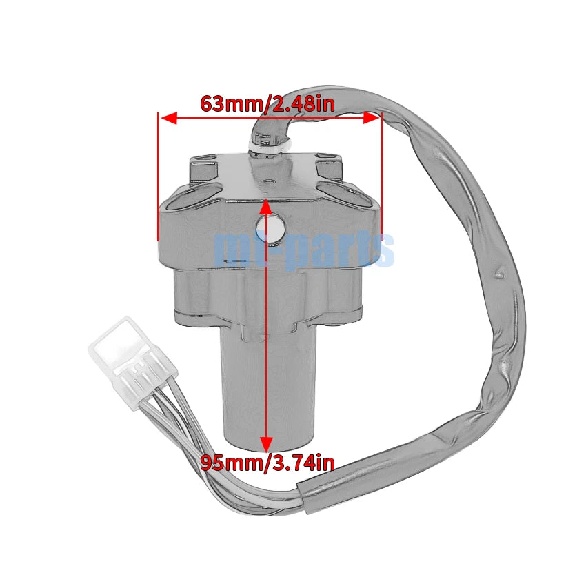 Ignition Key Switch for Suzuki GSX1300R Hayabusa (1999–2007) 37100-24F00 37100-24F10
