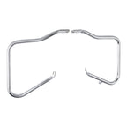 Saddlebag Guard Bracket for Harley Street Glide (2014–2024) Black/Chrome