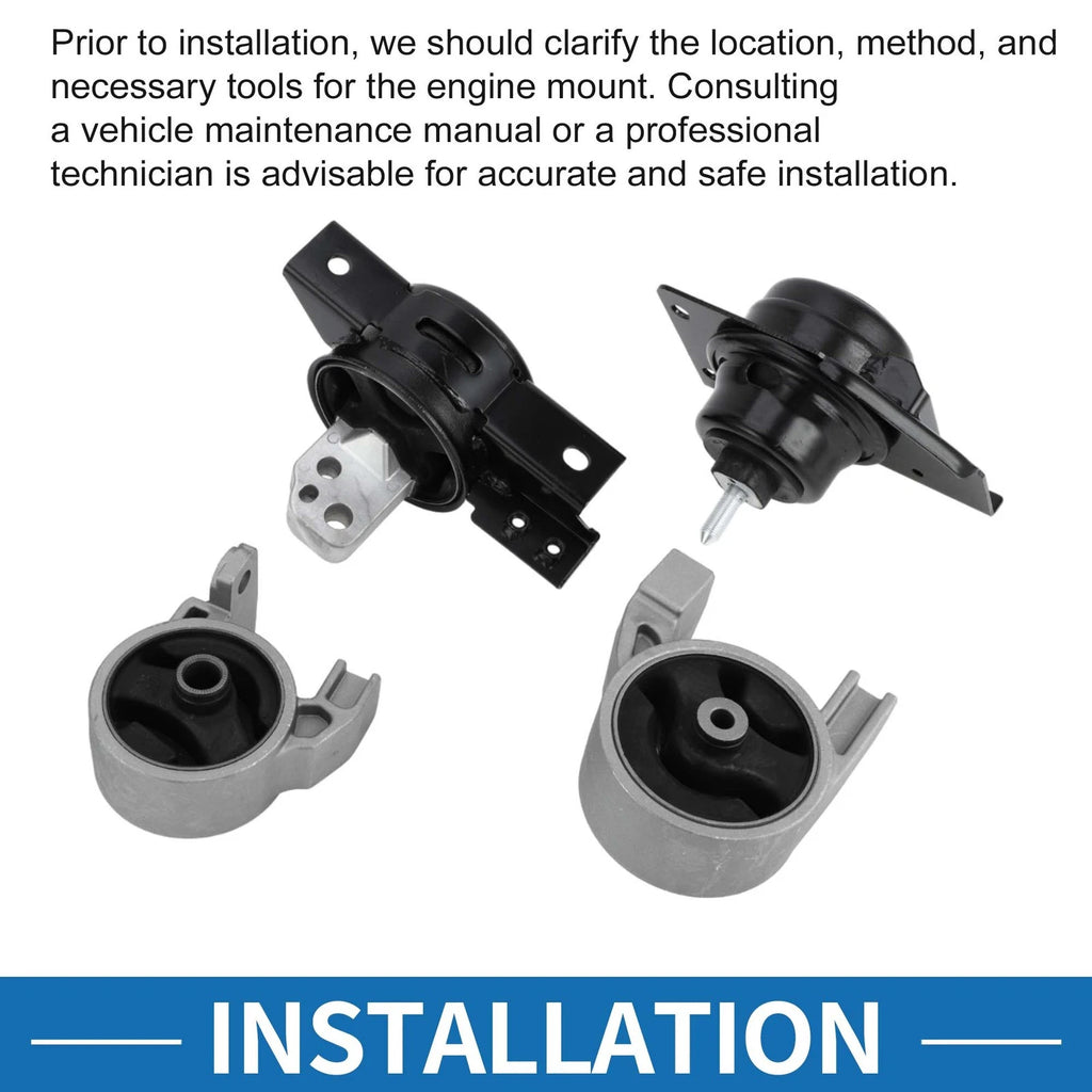 Engine Motor Trans Mount Set for Hyundai Accent (2006–2010)