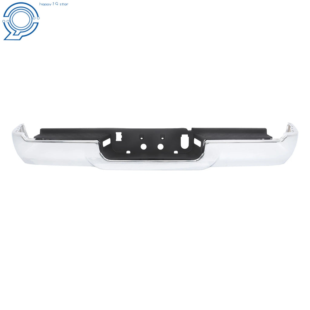 Set of 2 Steel Chrome Rear Bumper Face Bar and Step Pad for RAM 2500 3500 (2019–2024)