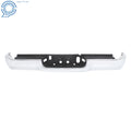 Set of 2 Steel Chrome Rear Bumper Face Bar and Step Pad for RAM 2500 3500 (2019–2024)