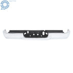 Set of 2 Steel Chrome Rear Bumper Face Bar and Step Pad for RAM 2500 3500 (2019–2024)