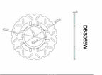Rear Brake Rotor Disc for Kawasaki Z 750 R 800 1000 SX Versys 1000 (2006–2015)