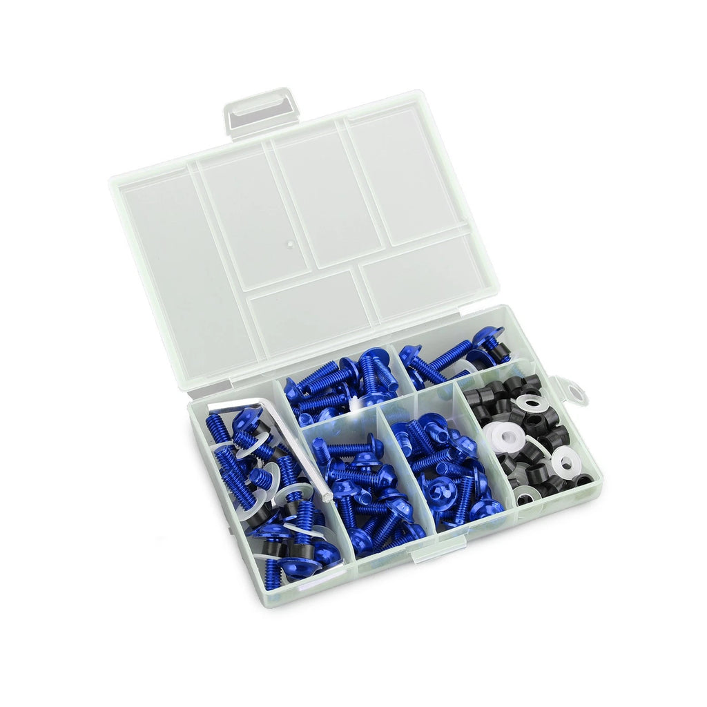158pcs Fastener Clip Screw Kit for Universal Motorbike (All Years)