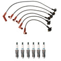 Denso Wire Set & 6 Iridium TT Spark Plugs for Ford 4.0L V6 (2001–2008)