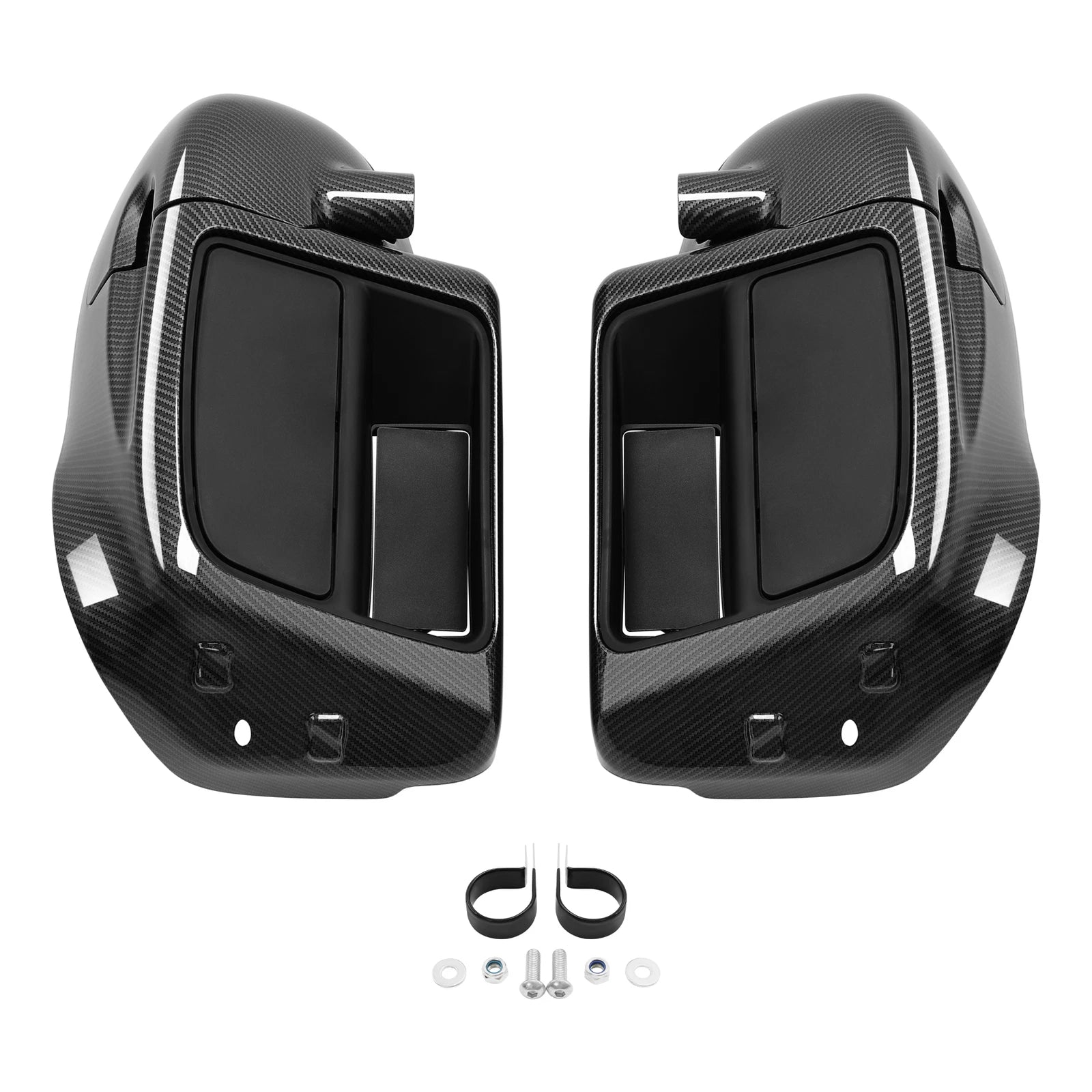 Carbon Fiber Lower Vented Fairing Glove Box for Harley Electra Glide (2014–2024)