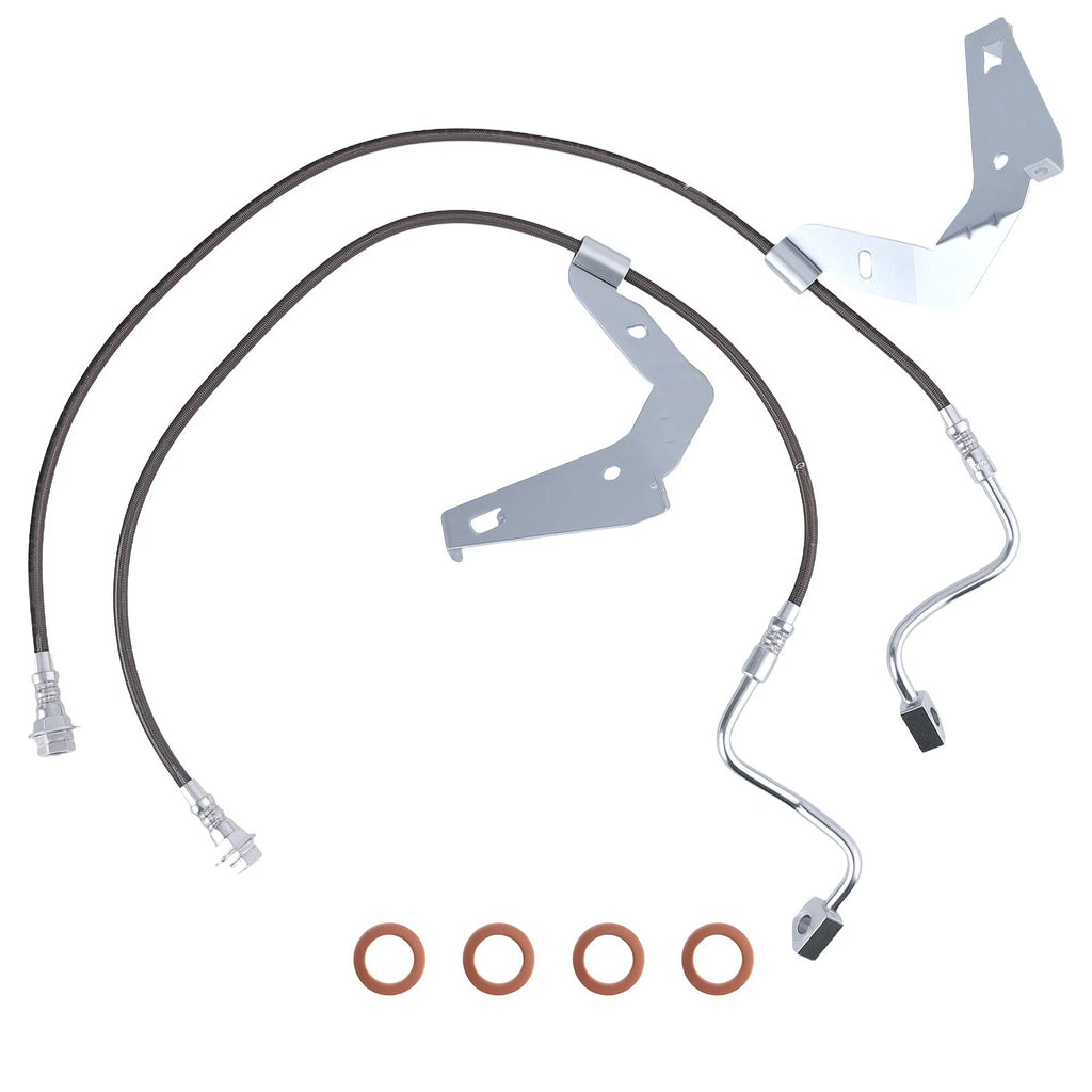 Stainless Steel Brake Line Kit for Ford F-250 F-350 4WD (2008–2016)