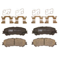 Set of 4 Disc Brake Pads for Nissan Titan (2017–2019)