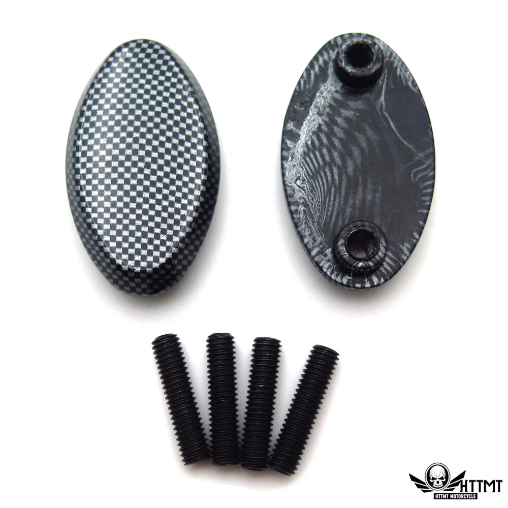 Mirror Base Plate Block Off for Kawasaki Ninja ZX6R ZX6RR ZX10R (2005–2008)