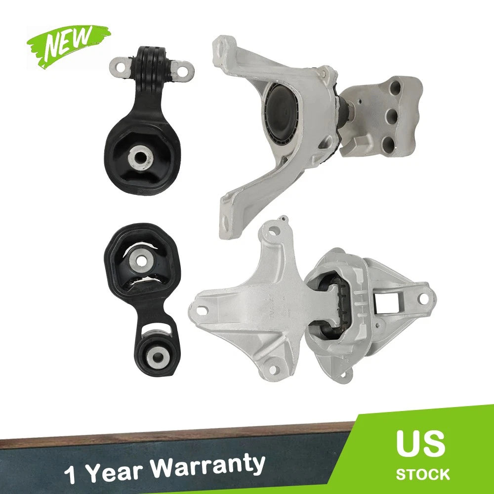 Engine Motor & Trans Mount Set for 1.5L Turbo Auto CVT (2018–2022)
