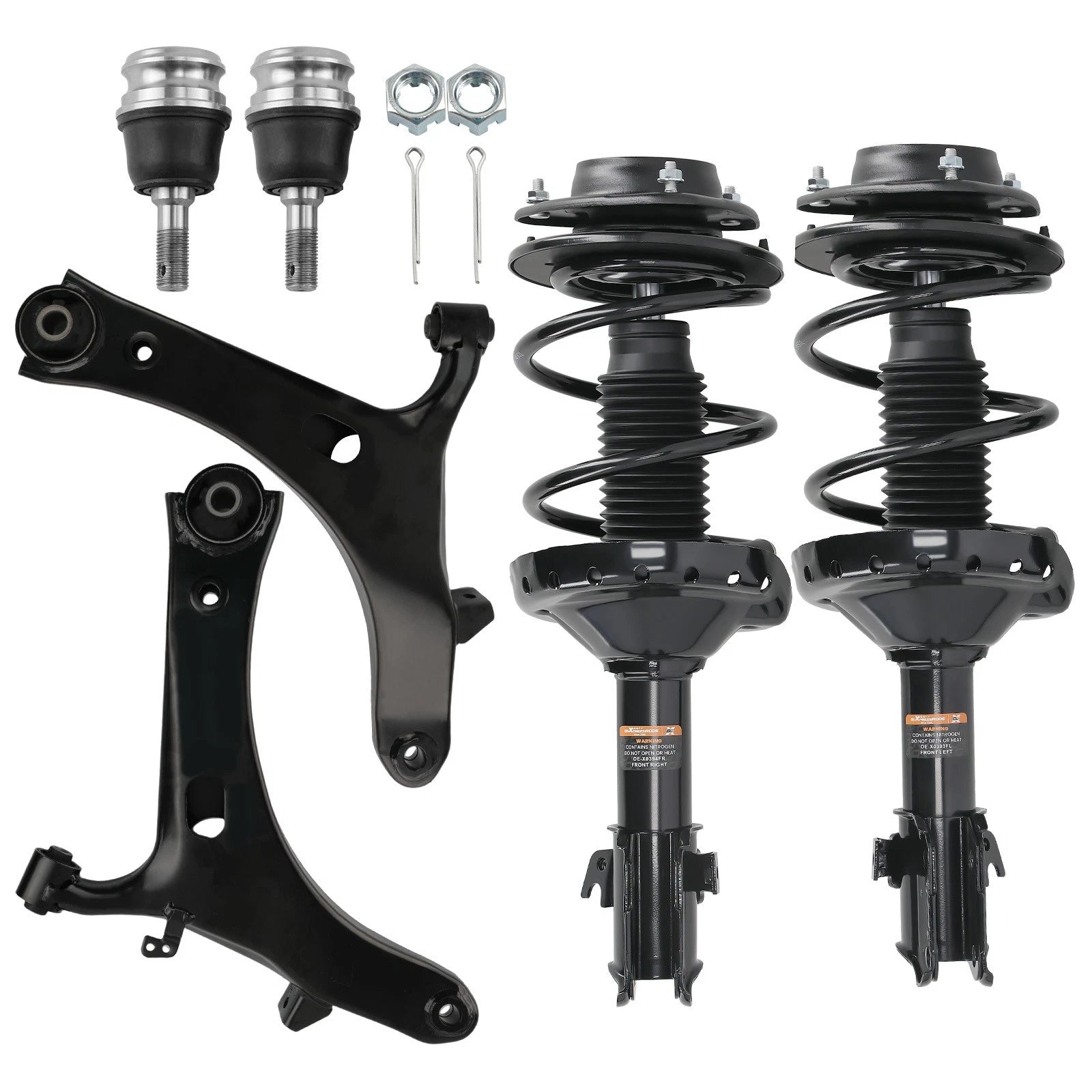 Front Strut + Control Arms for Subaru Impreza (2008–2011)