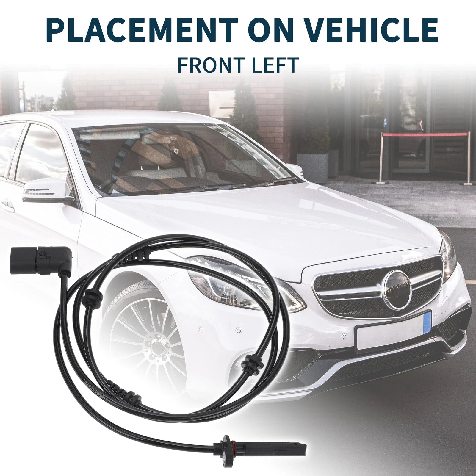 Front Left ABS Wheel Speed Sensor for Mercedes-Benz C43 AMG (2017–2020) No.A2059057609