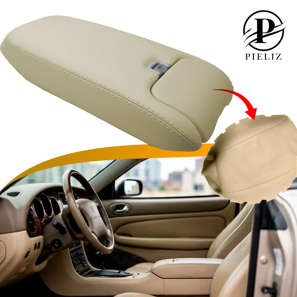 Center Console Lid Armrest Cover for Jaguar SK8 SK SKR (1997–2006) Ivory