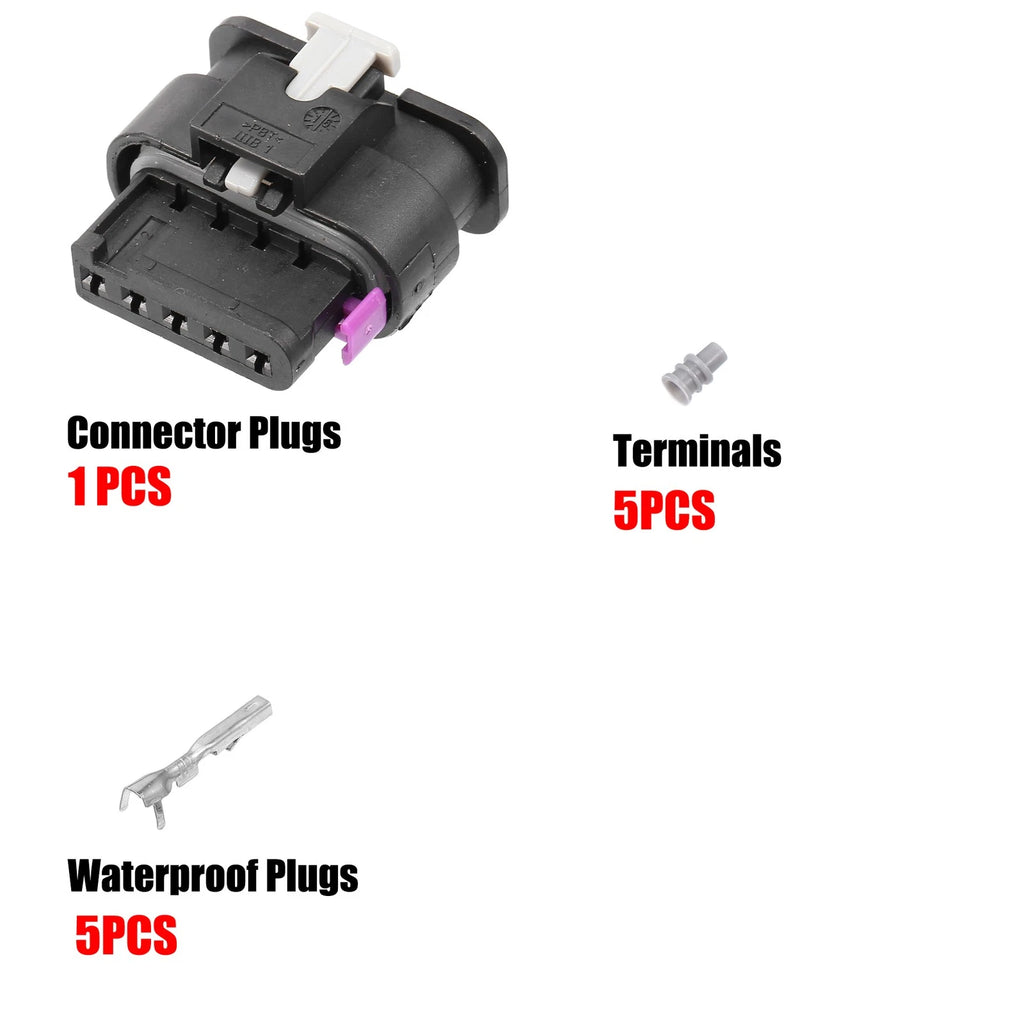 Set of 1 Mass Air Flow MAF Connector Adapter for VW Audi (No.4F0973705)