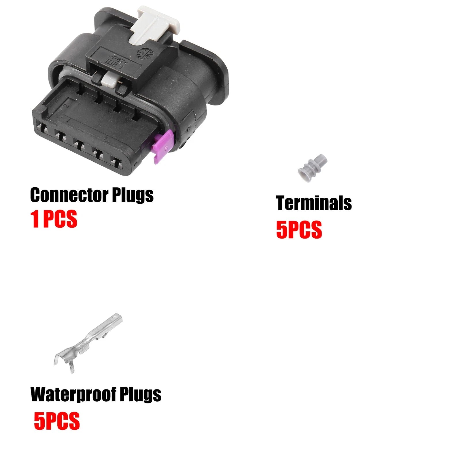 Set of 1 Mass Air Flow MAF Connector Adapter for VW Audi (No.4F0973705)