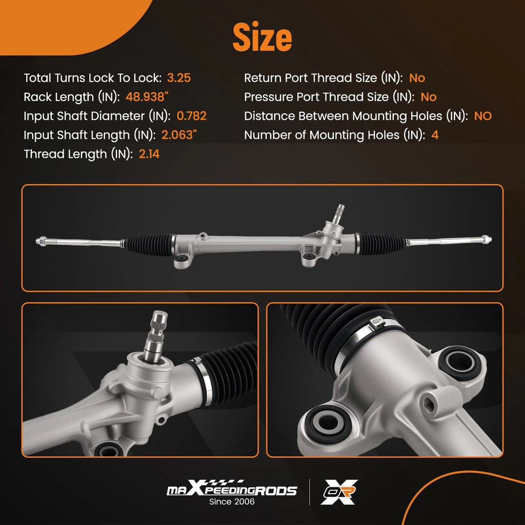 Complete Steering Rack and Pinion for Toyota Corolla 1.8L (2009–2013) 24-2696