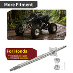 Rear Wheel Axle Shaft for Honda TRX450R TRX450 2004–2005 w/Nuts