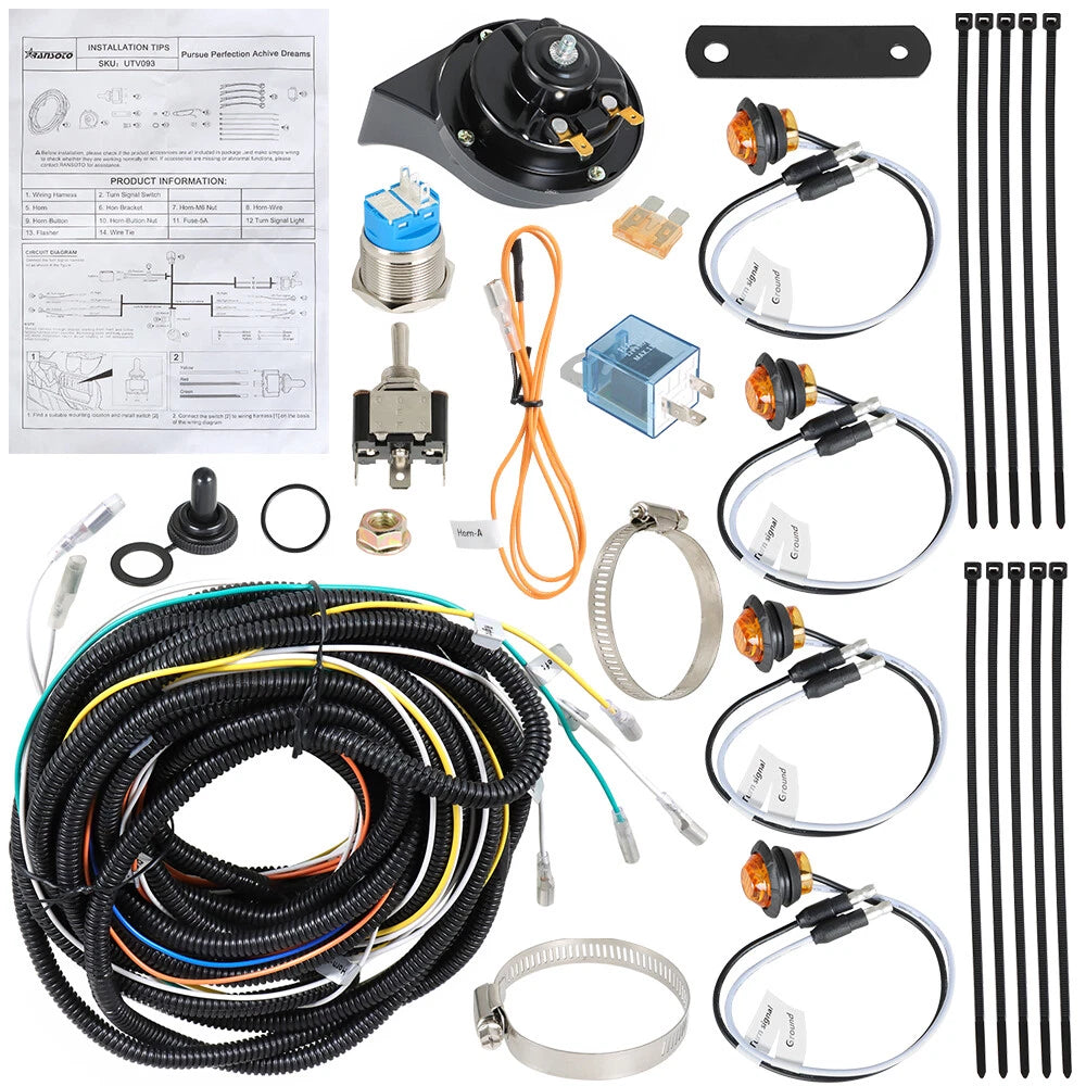 Turn Signal Light Kit for John Deere Gator TE (2008) - LED
