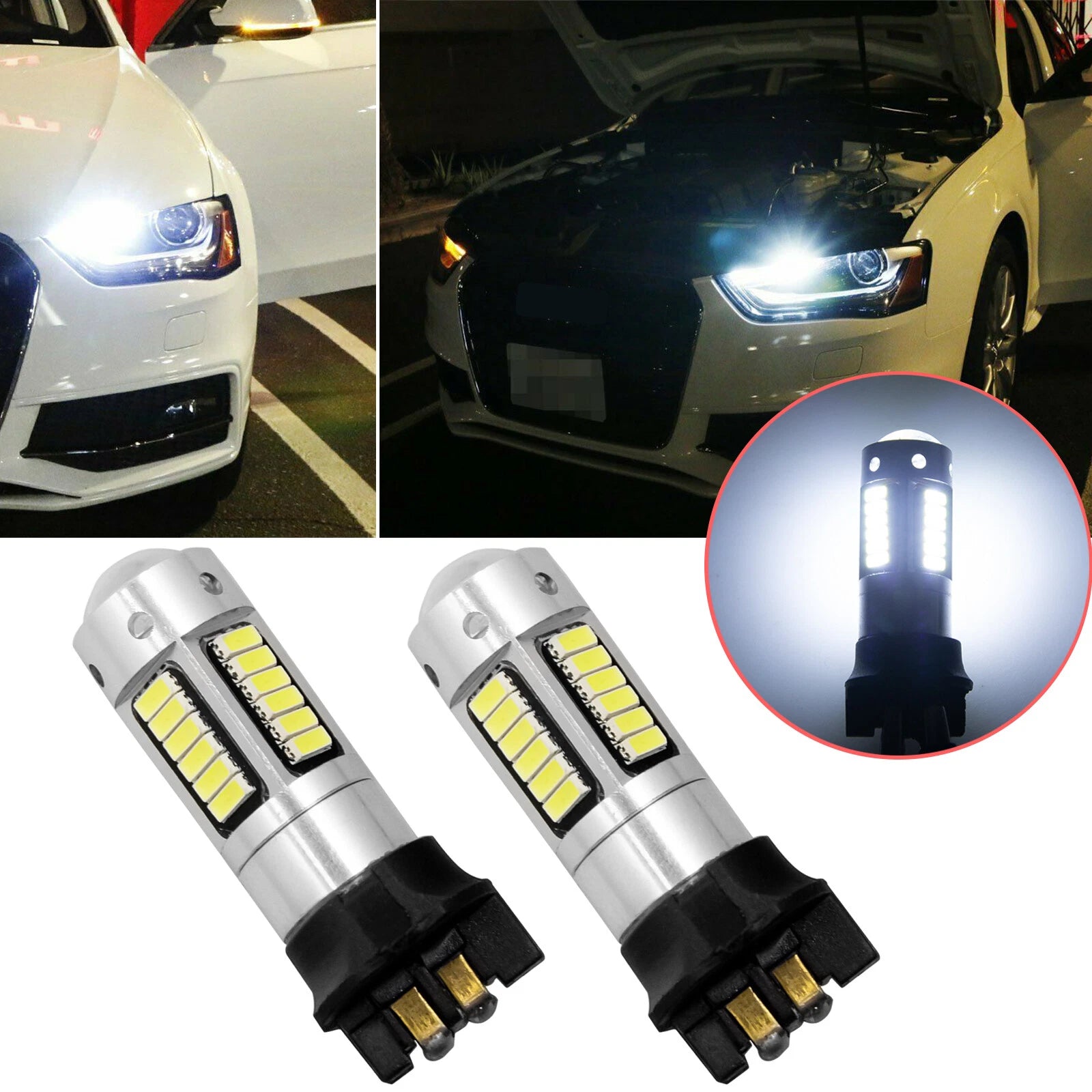 LED Front Turn Signal Light for Audi BMW Mercedes (2013–2024)