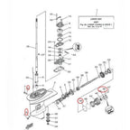 Lower Unit Seal Kit for Yamaha Outboard (93101-20M07)